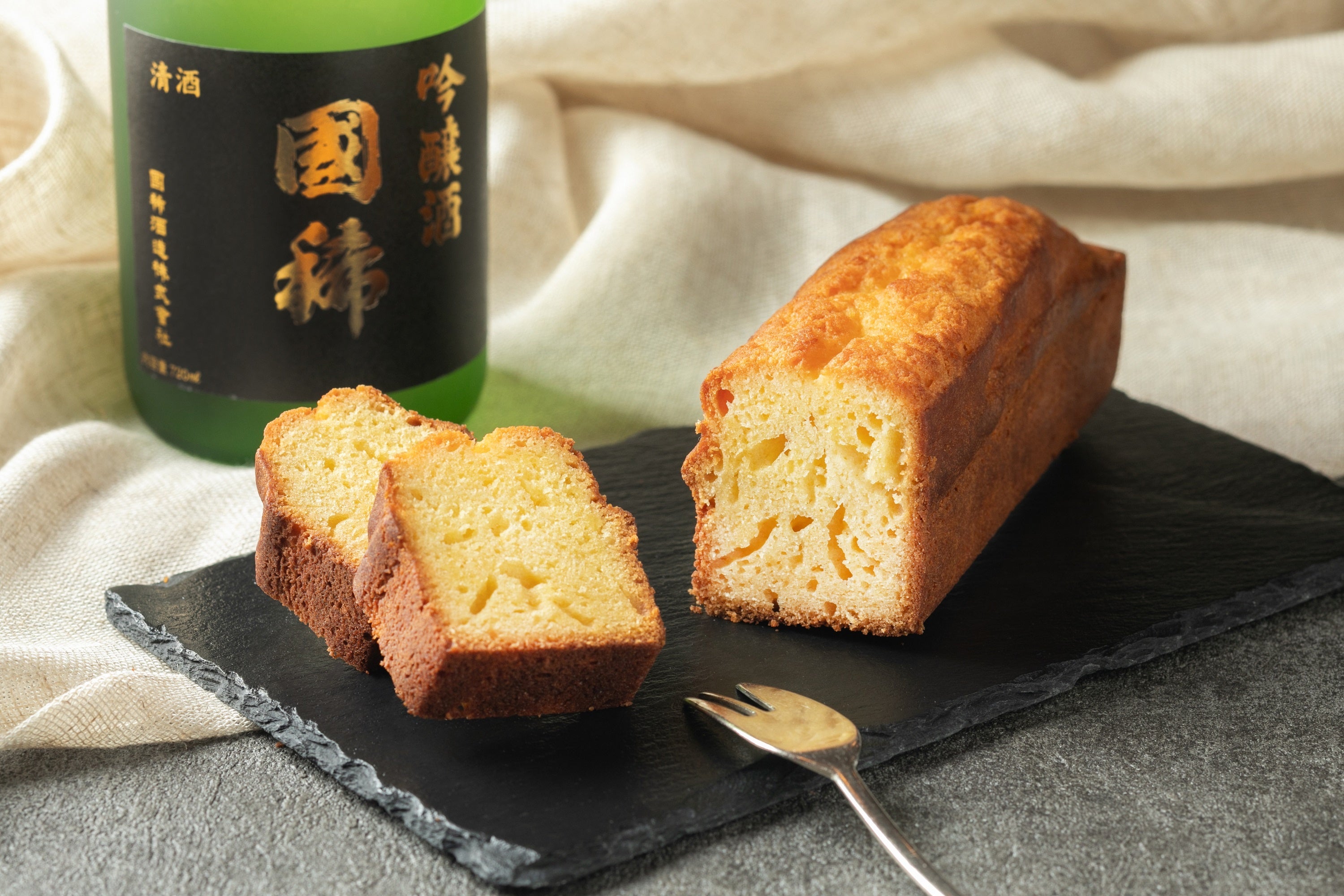 国稀酒造の酒粕パウンドケーキ