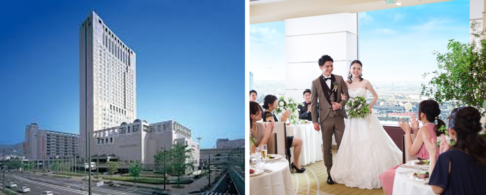 左　ホテルイメージ／右　披露宴イメージ