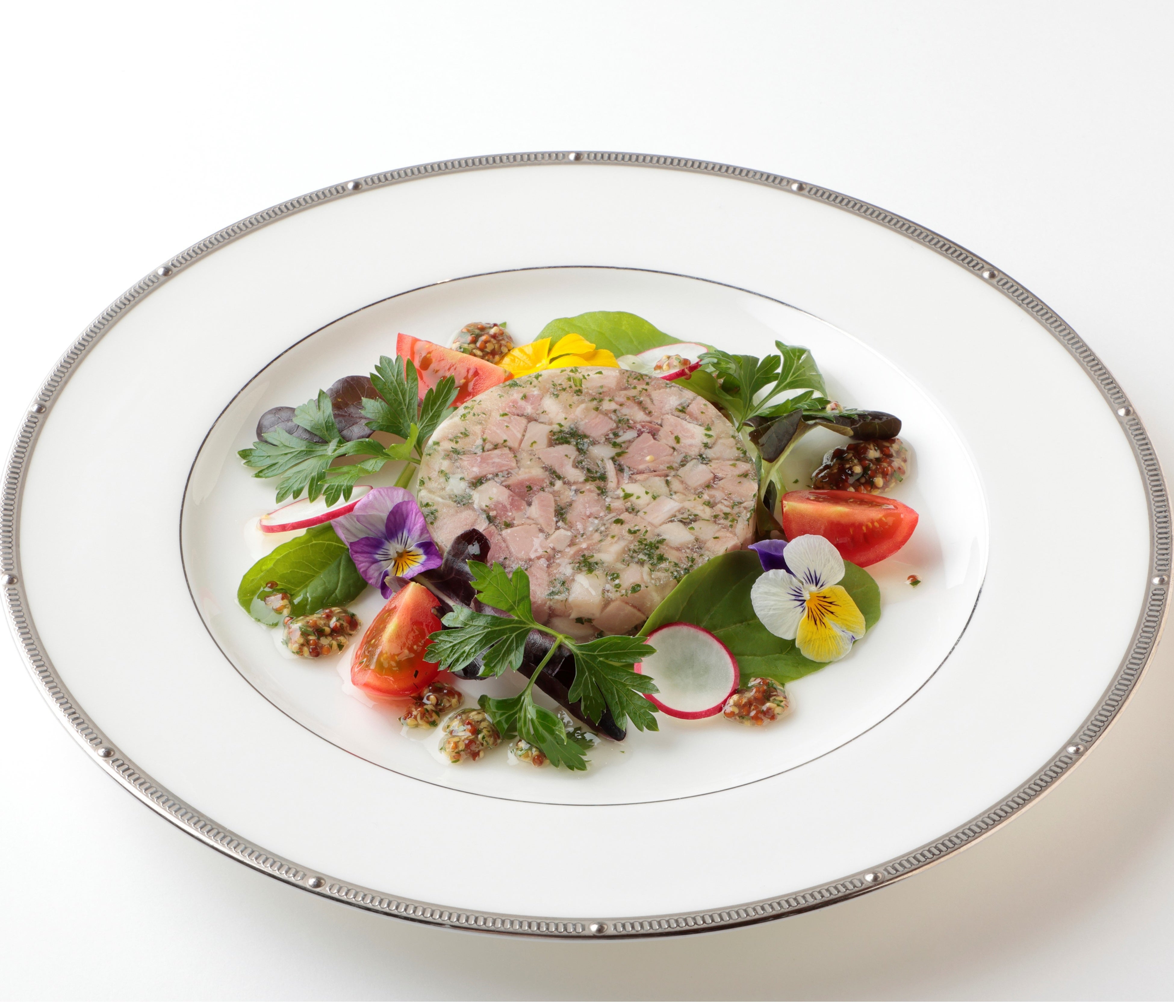 「ジャンボン ペルシェ」イメージ ※付け合わせの野菜は商品には付いておりません。