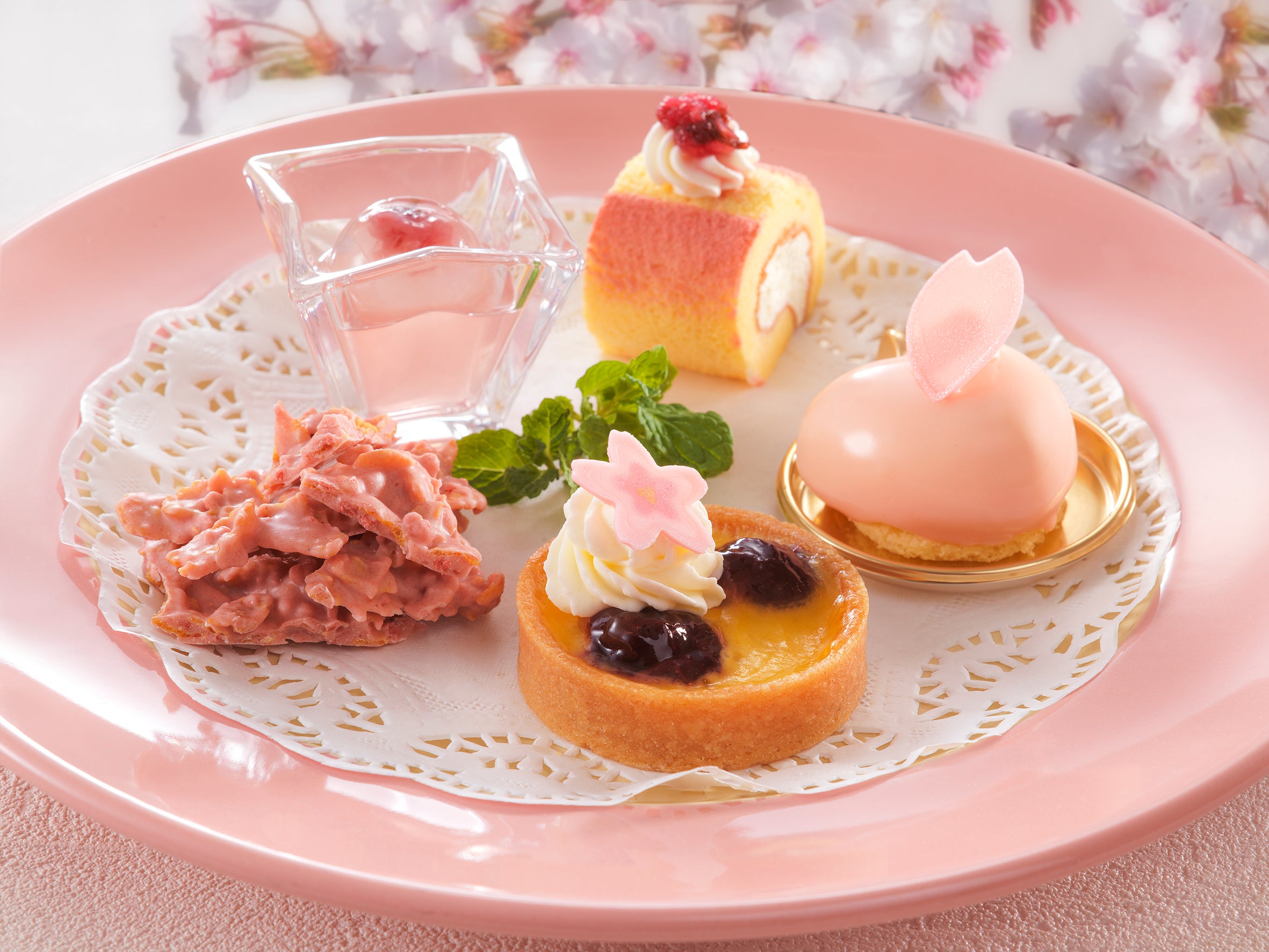 桜をイメージしたスイーツ