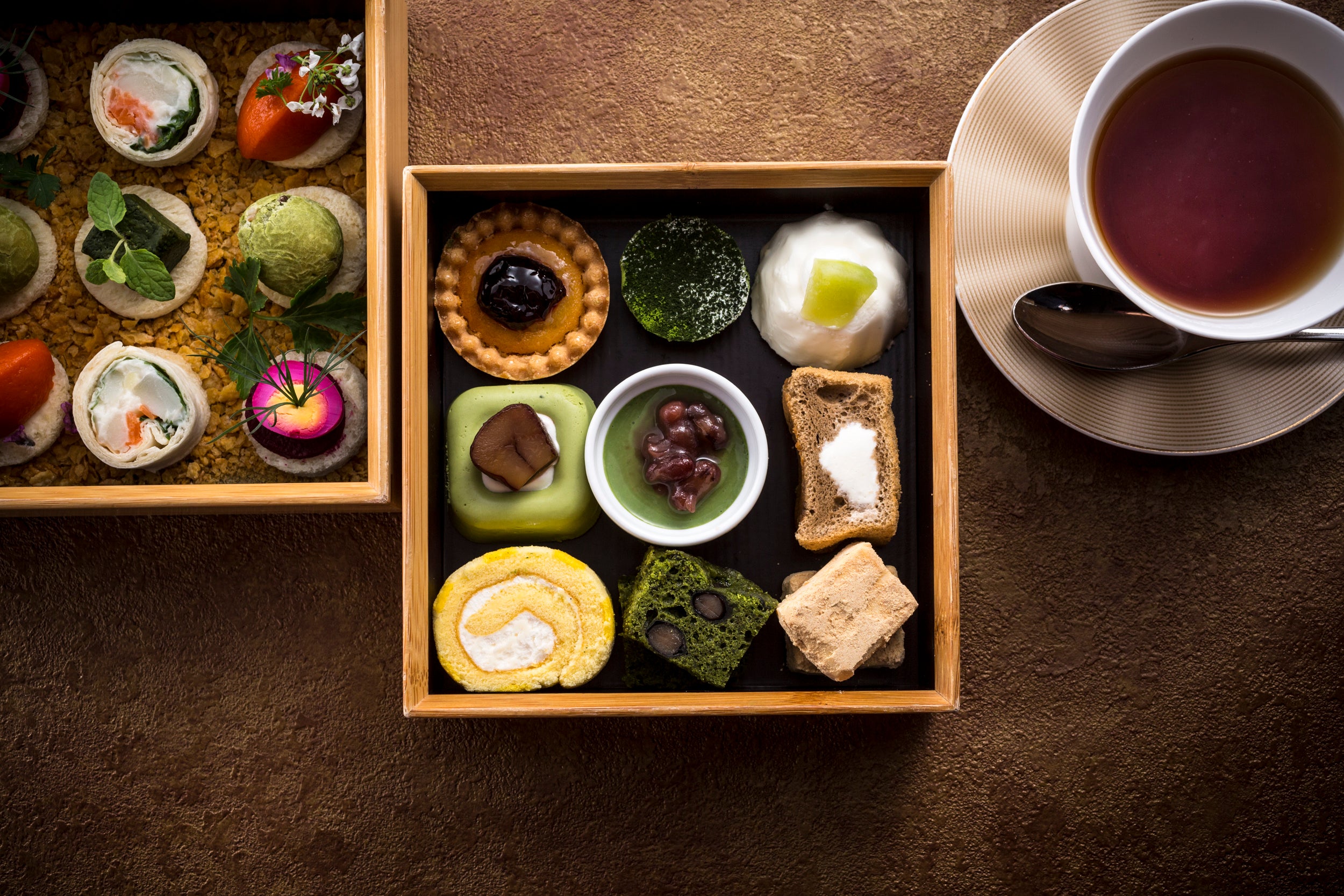 和束茶アフタヌーンティーセット　イメージ