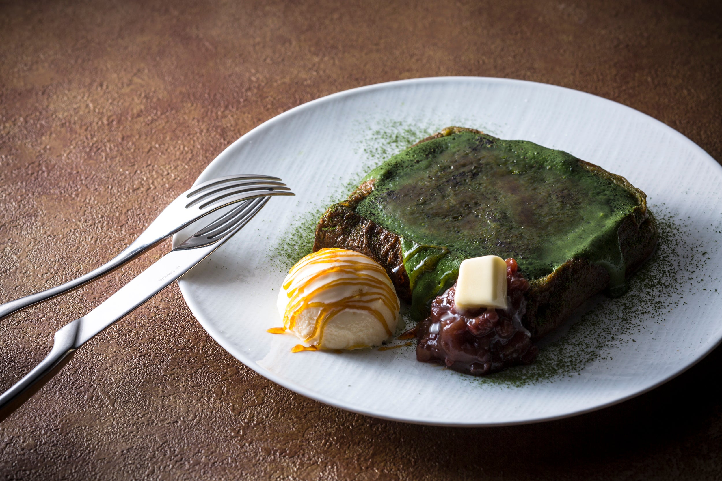 和束の抹茶ふれんちとうすと ～あんバター添え～　イメージ