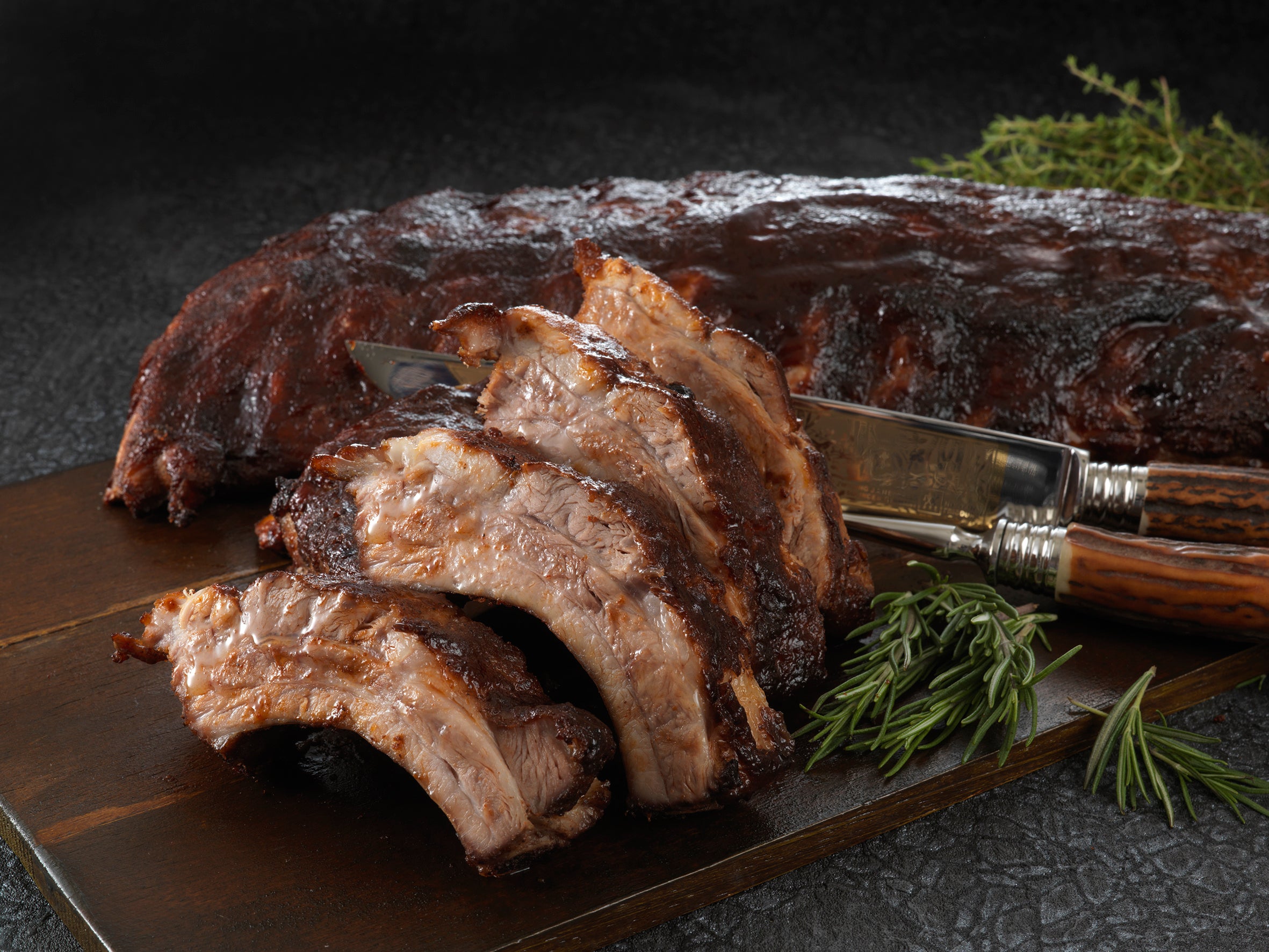 豚肉バックリブのBBQグリル（イメージ）