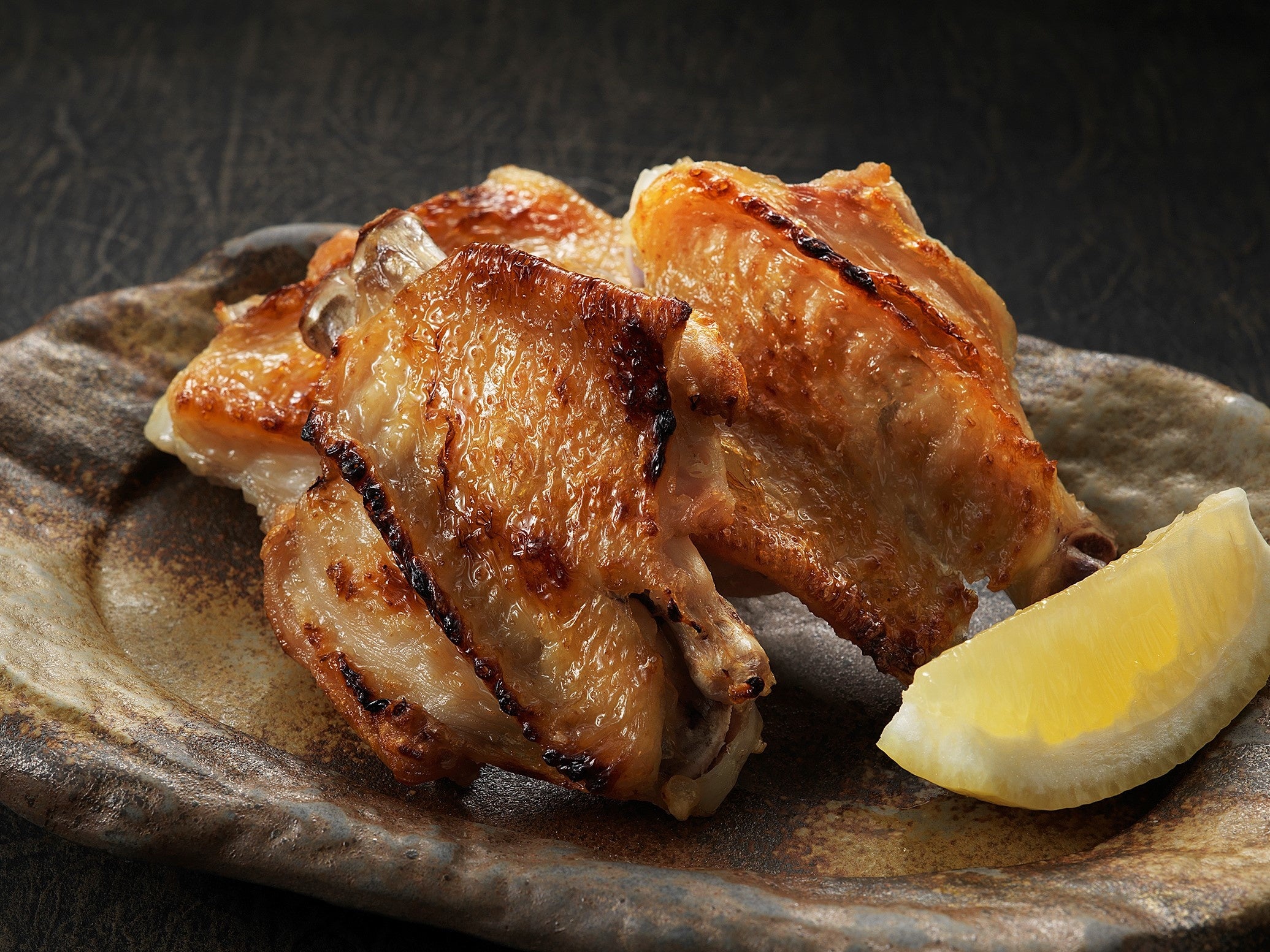 はかた一番どりの手羽先の塩焼き