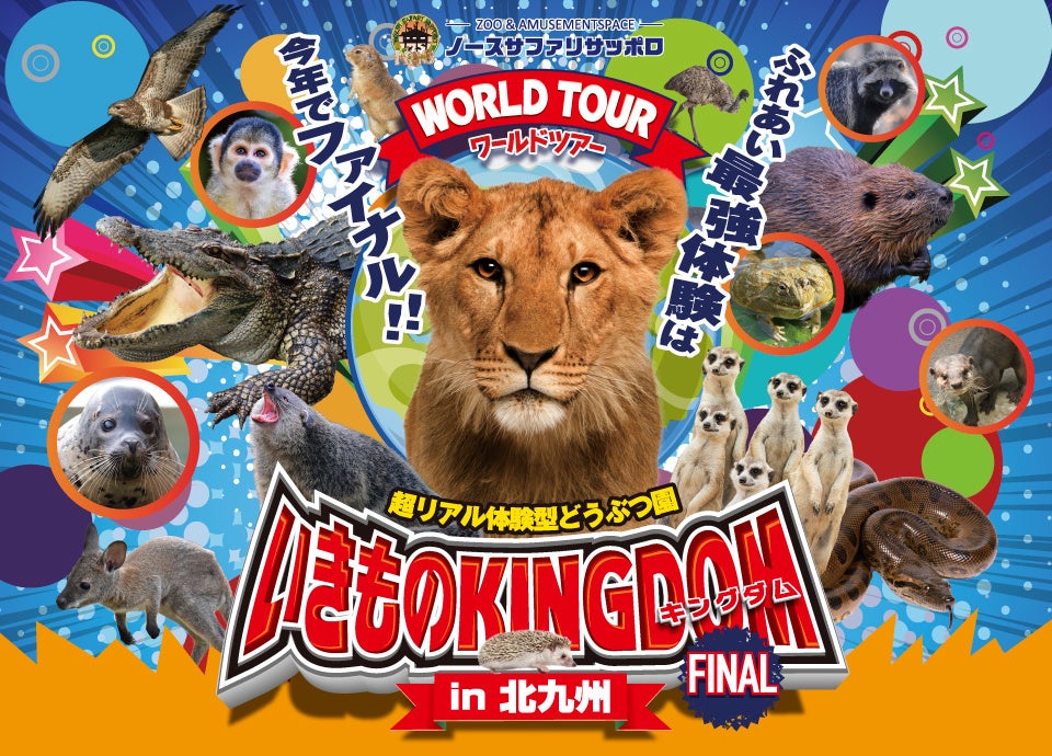 リーガロイヤルホテル小倉 超リアル体験型どうぶつ園で過ごす夏休み いきものキングダムin北九州 Final 入場チケット グッズ付きステイプラン ロイヤルホテルのプレスリリース リーガロイヤルホテル小倉 超リアル体験型どうぶつ園で過ごす夏休み いきものキングダムin北九州 Final 入場チケット グッズ付きステイプラン ロイヤルホテルのプレスリリース