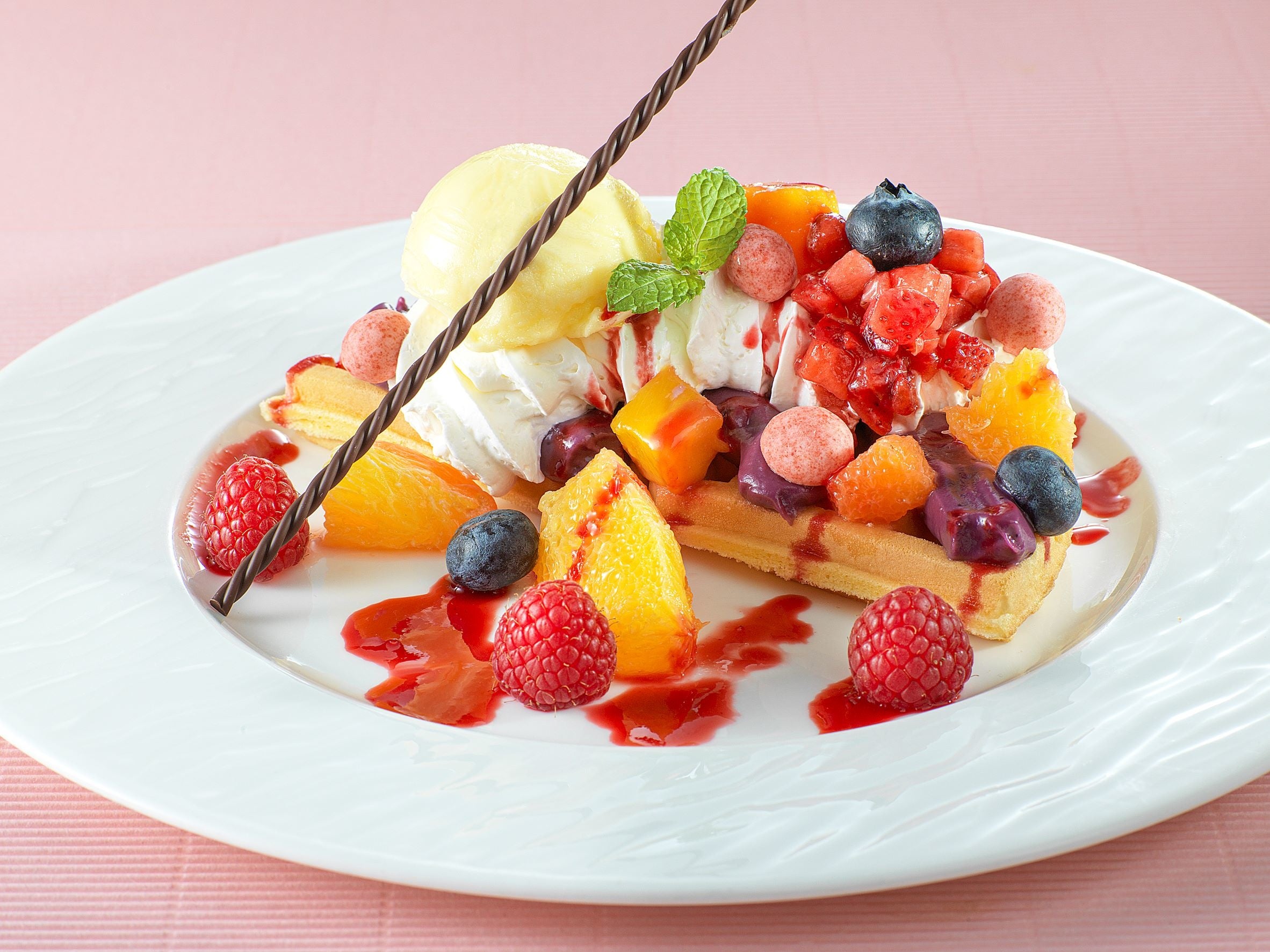 韓国ワッフル トゥンフルーツワッフル