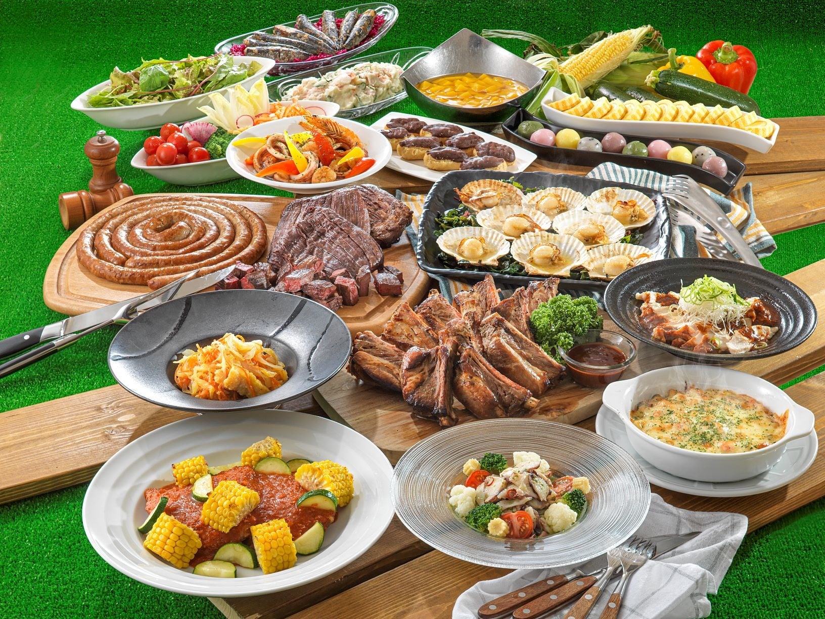 「夏の“BBQ”ビュッフェ」イメージ