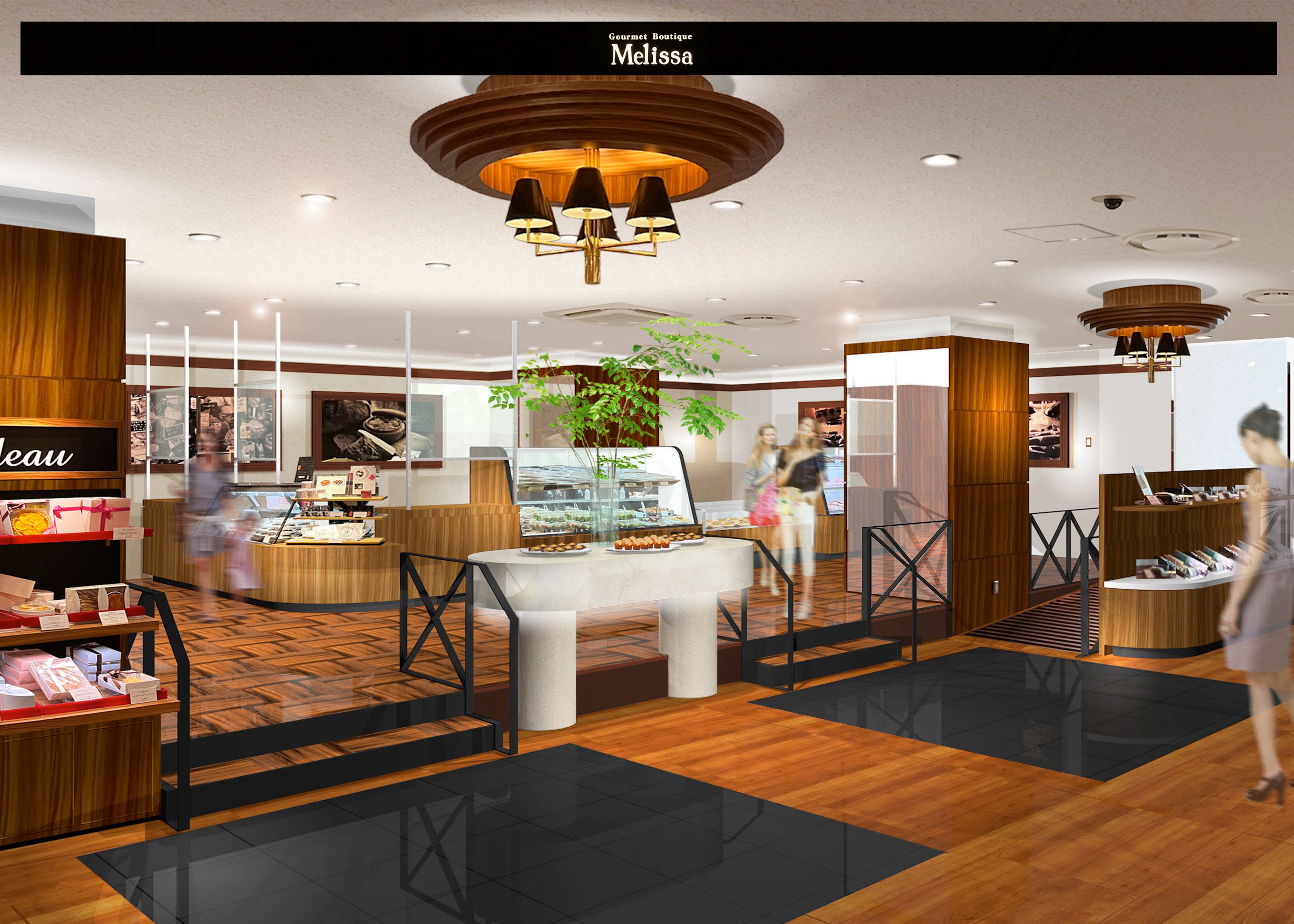 開放的でお買い物しやす空間をイメージ