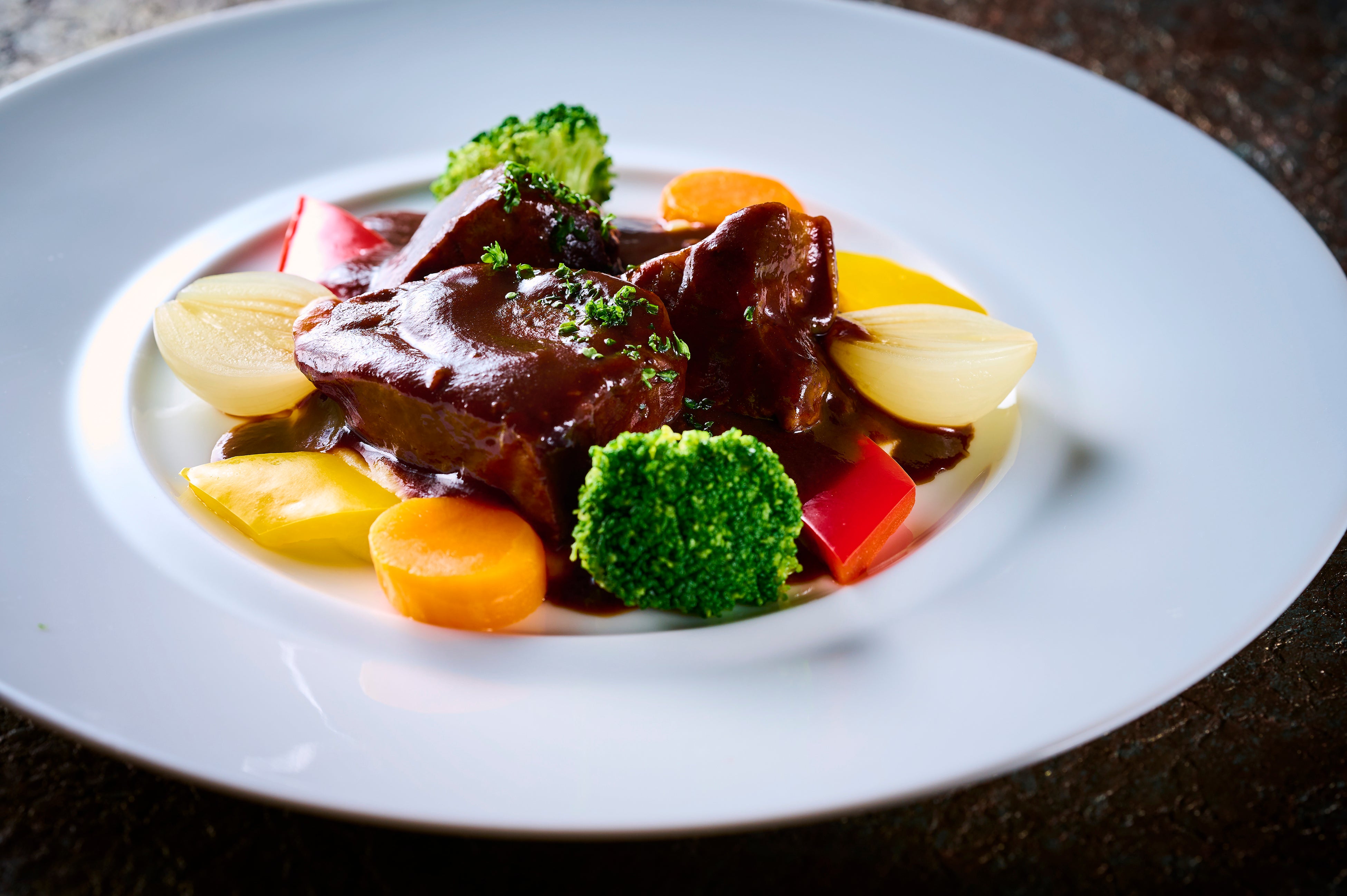 「牛ほほ肉のシチュー」