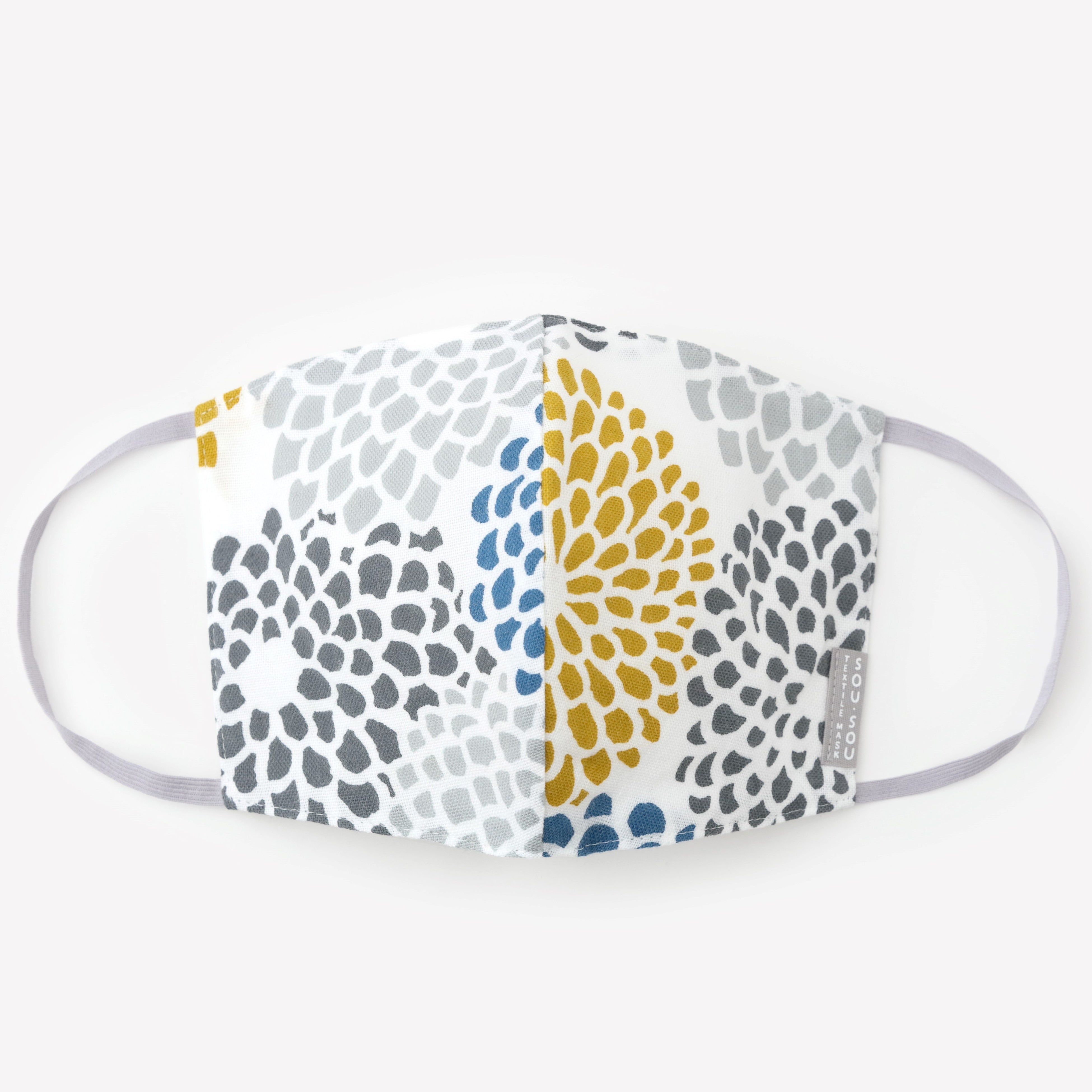 高島平織×高島縮テキスタイルマスク イメージ