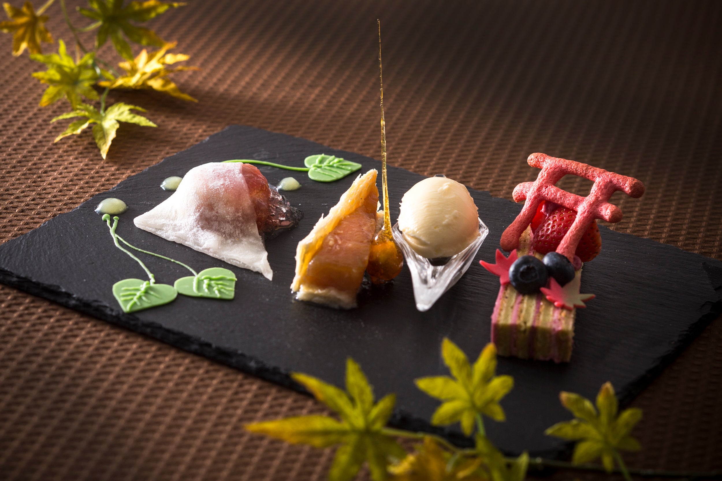 ラウンジ デザートプレート 「あおい・ぎおん・じだい」イメージ