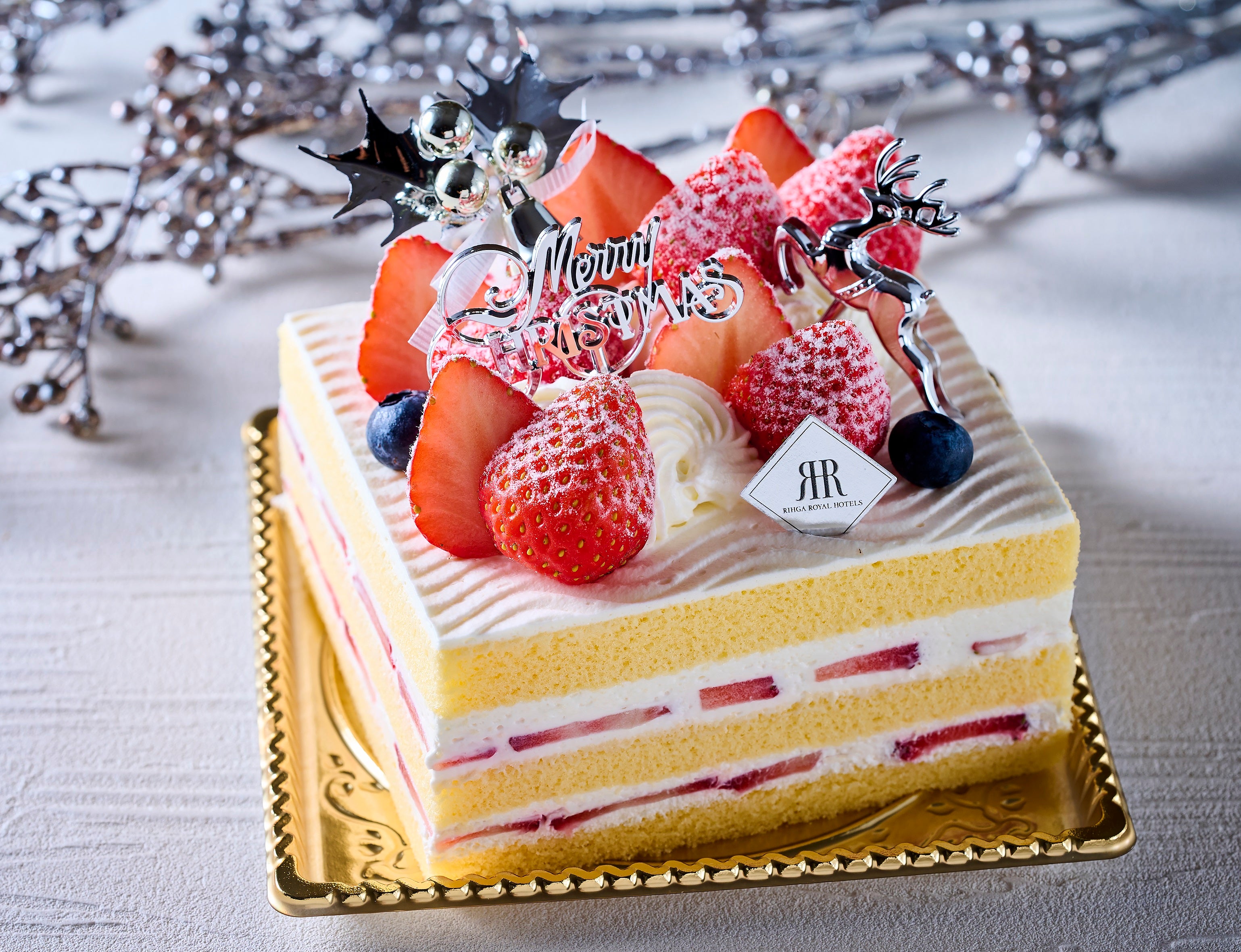 ホテル特製クリスマスケーキ（約11cm角）