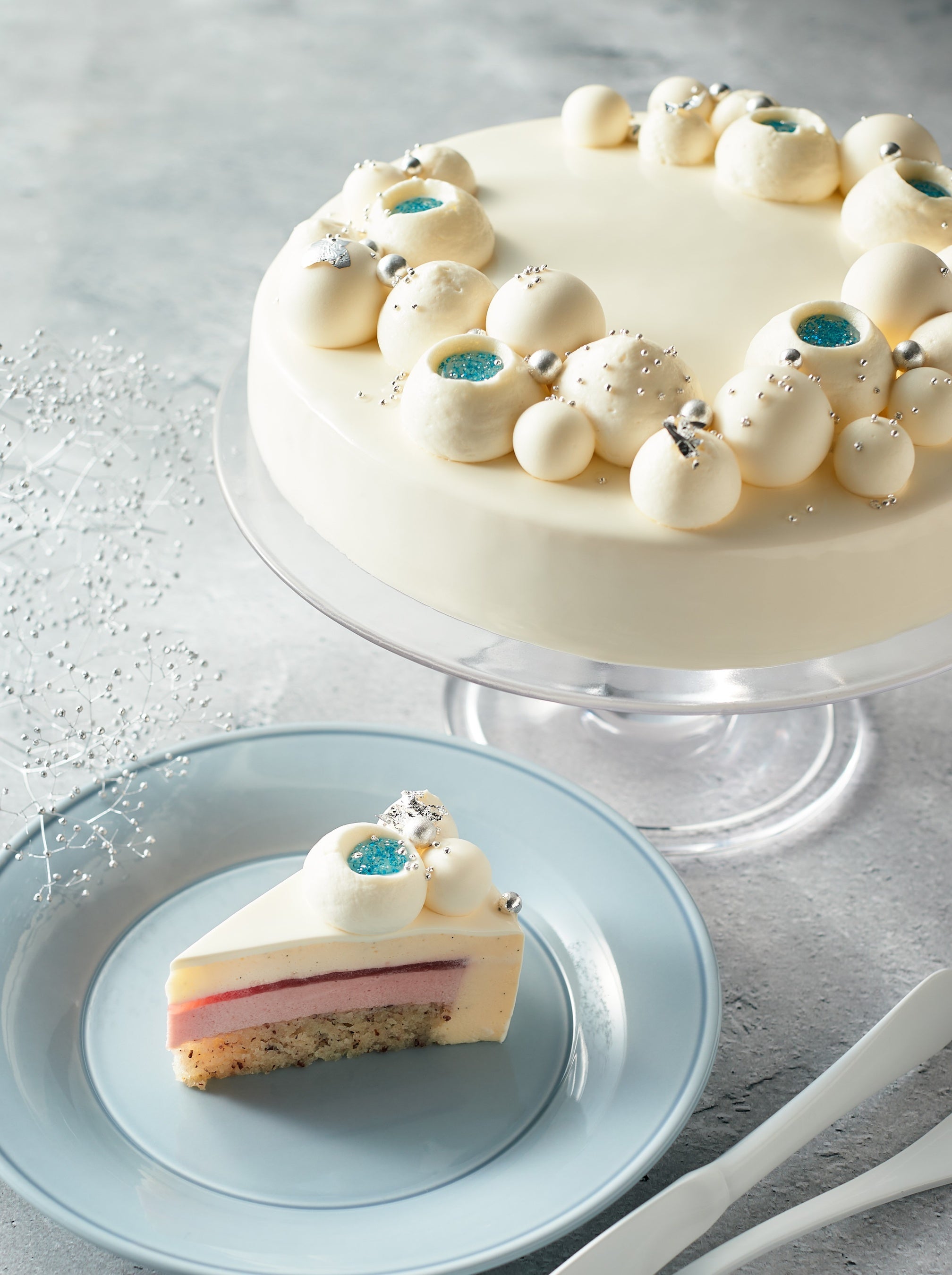 ベリーとバニラのムース