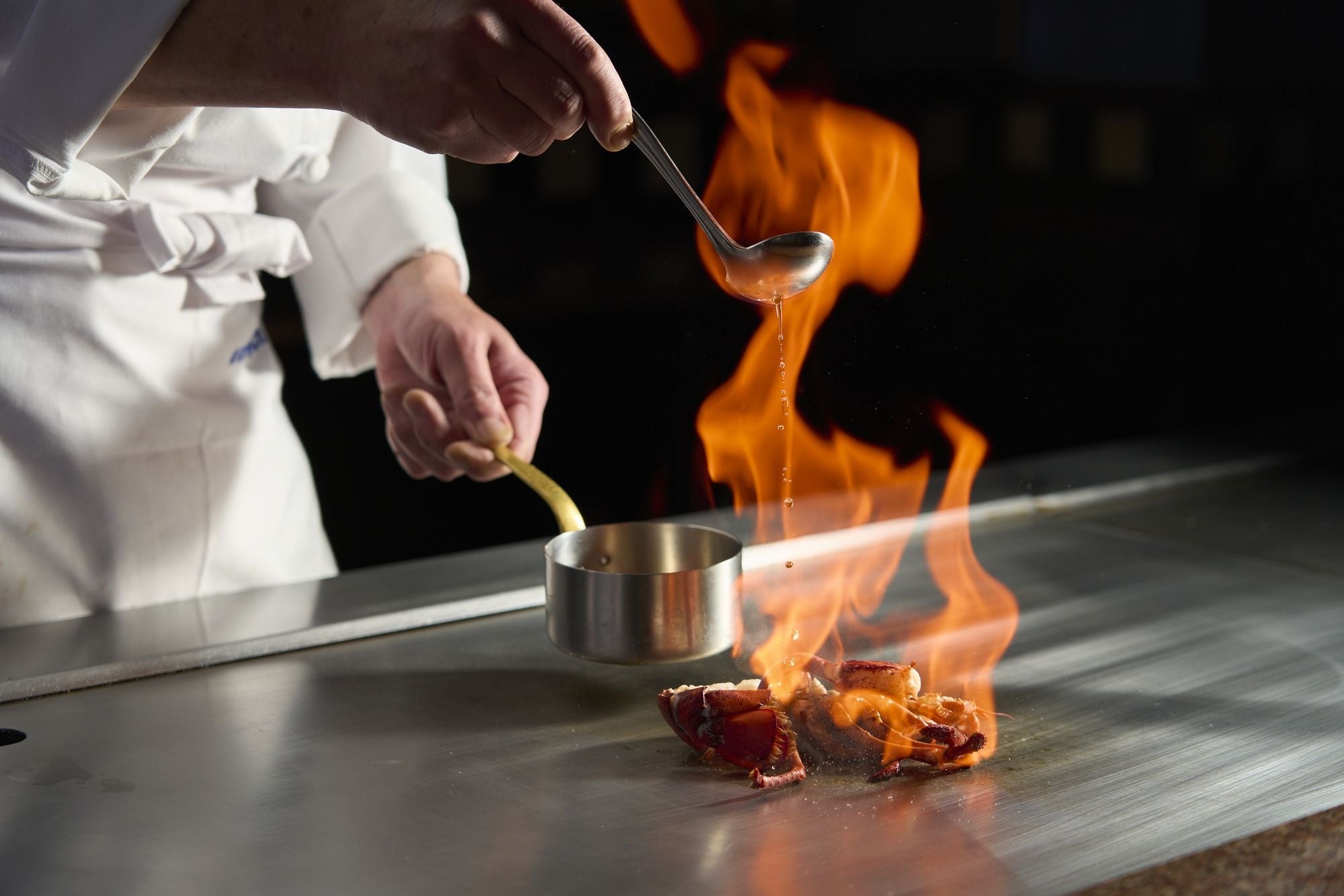 鉄板焼なにわ フランベイメージ