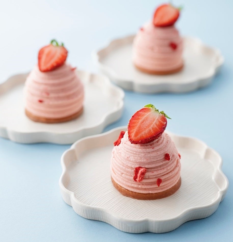 いちごのモンブラン