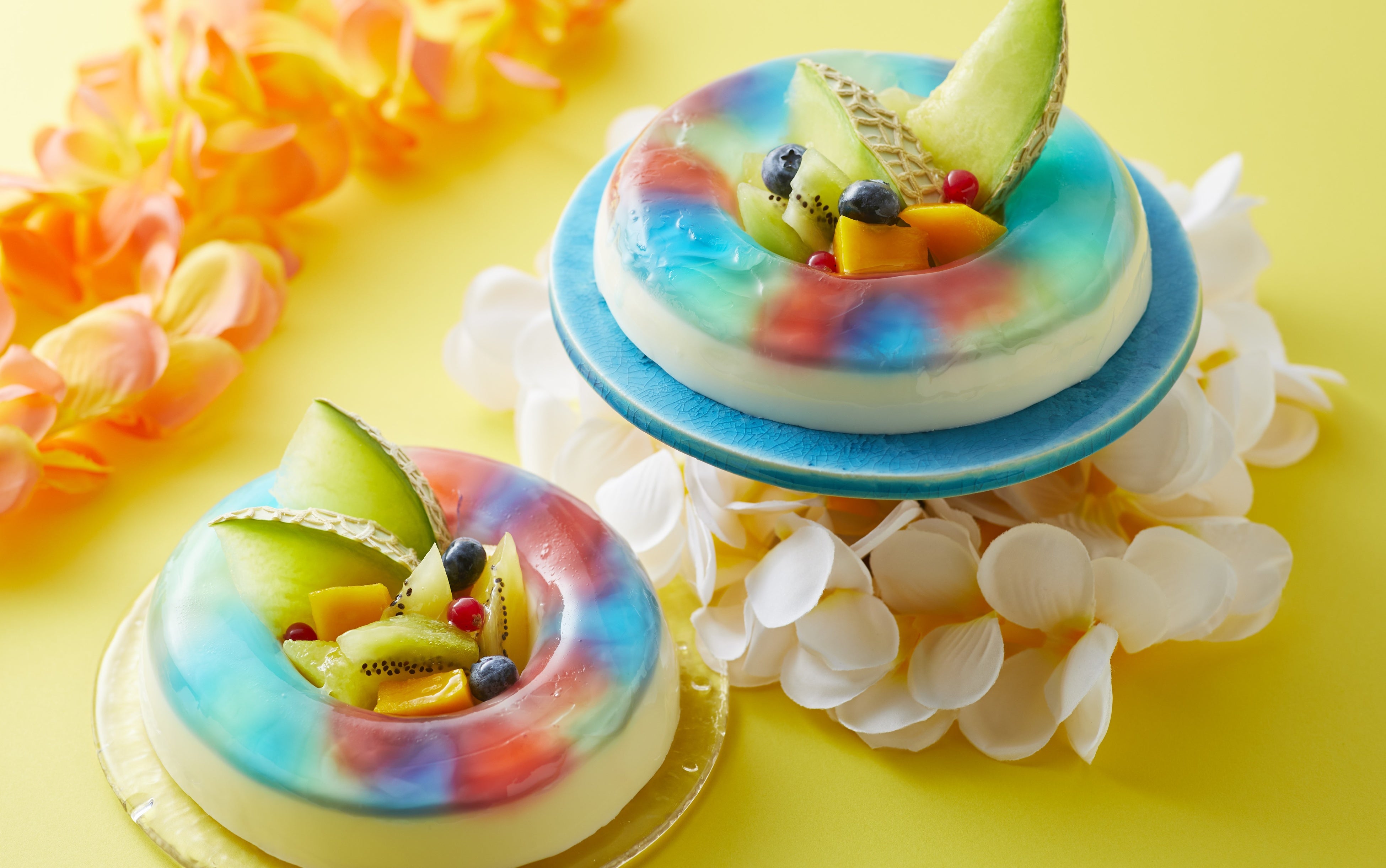 カラフルフルーツジュレ