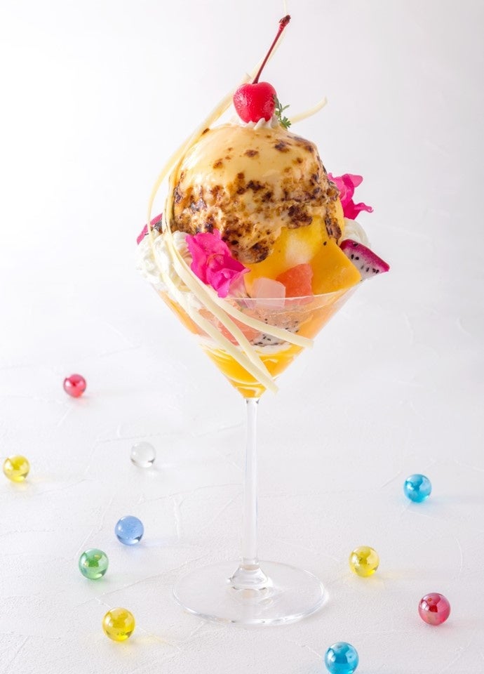 「トロピカルフルーツのブリュレかき氷」イメージ