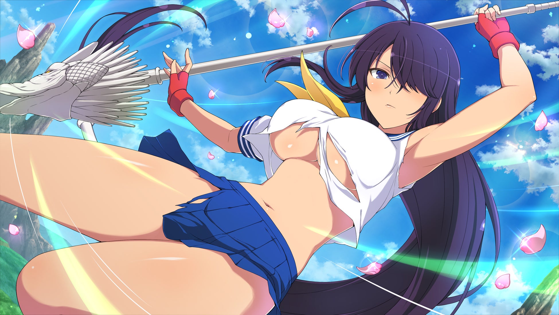 <閃乱覚醒後>【UR関羽(成都学園制服・破)】