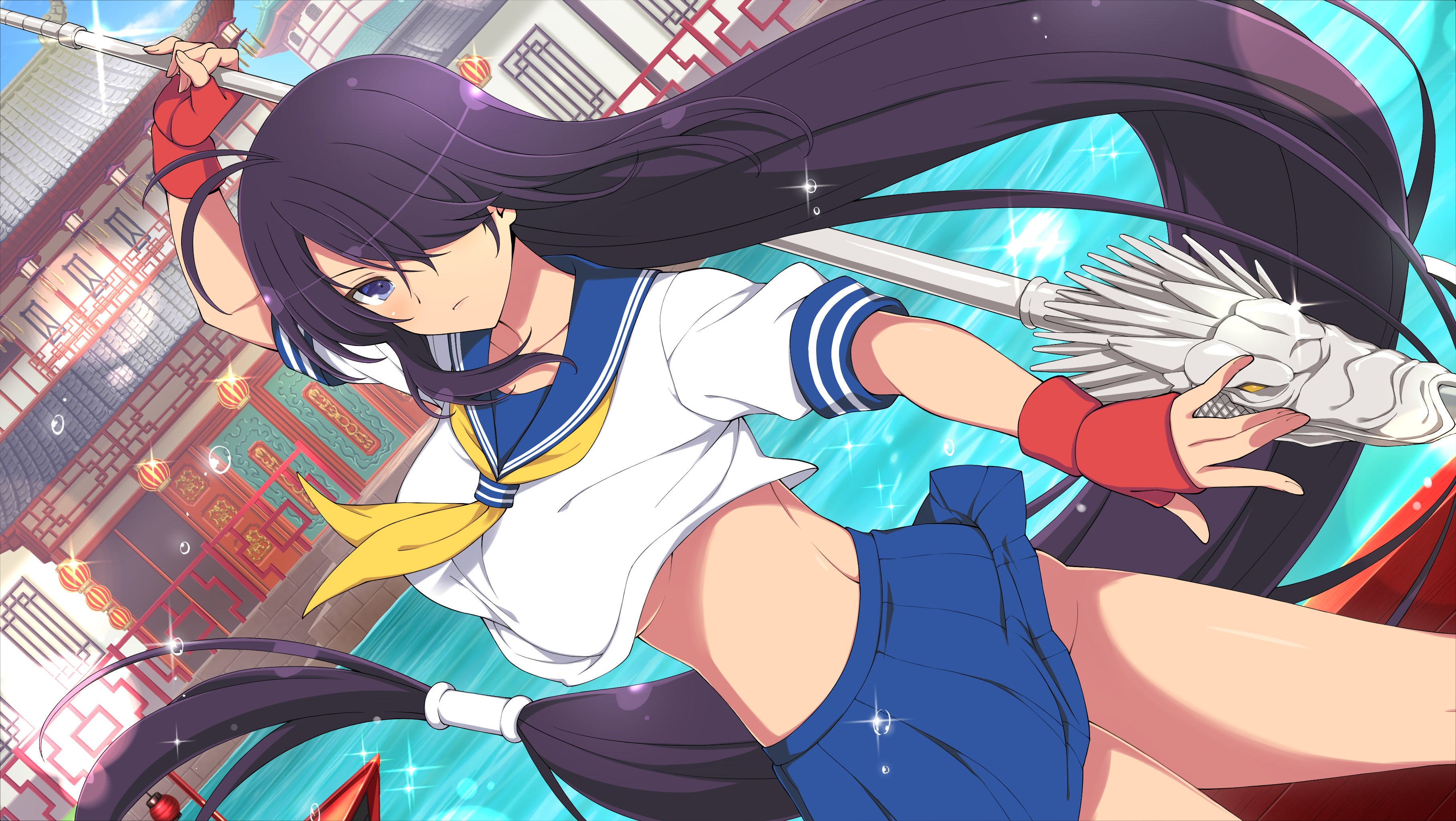 ＜閃乱覚醒前＞【SSR関羽(成都学園制服)】