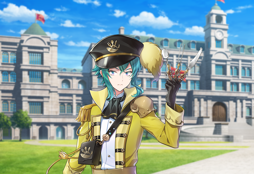 千銃士:Rhodoknight』新実装の「カトラリー（CV：松岡禎丞）」が