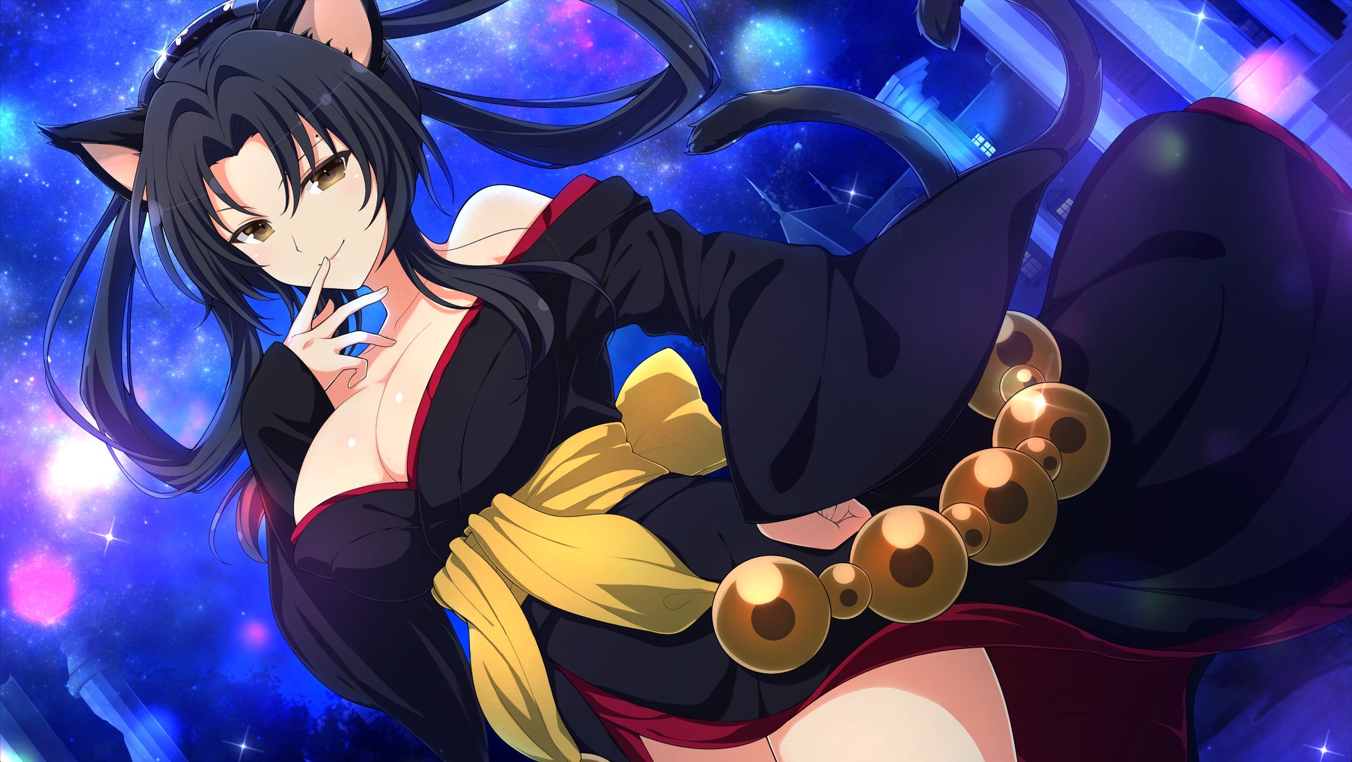 <閃乱覚醒後>【UR ジャスミン(黒歌の着物)】
