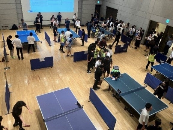 プログラムの一例（恵比寿ガーデンプレイス ワーカー限定卓球大会）