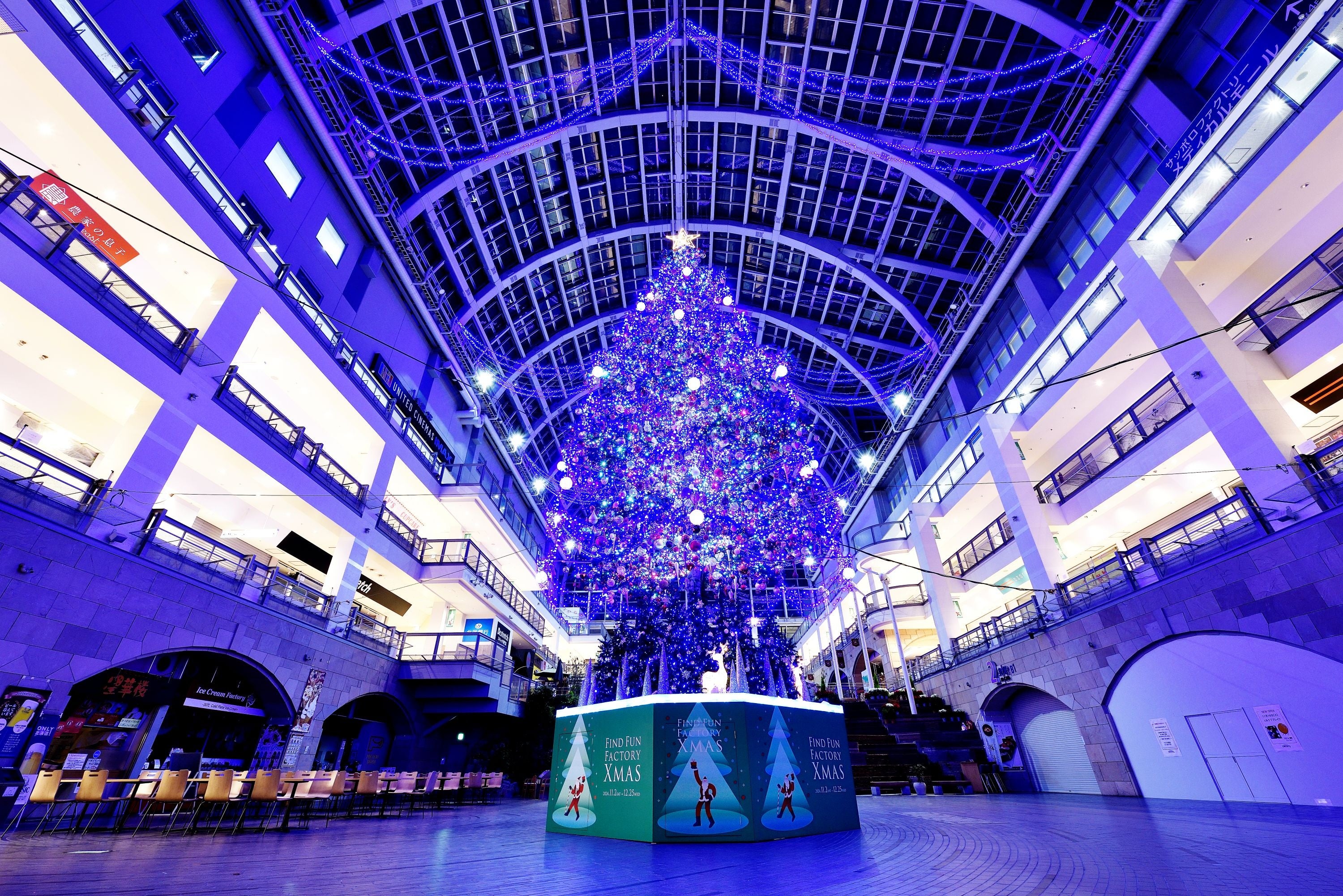 創成イーストのイルミネーション サッポロファクトリー・創成クロス・サッポロガーデンパーク同時点灯!