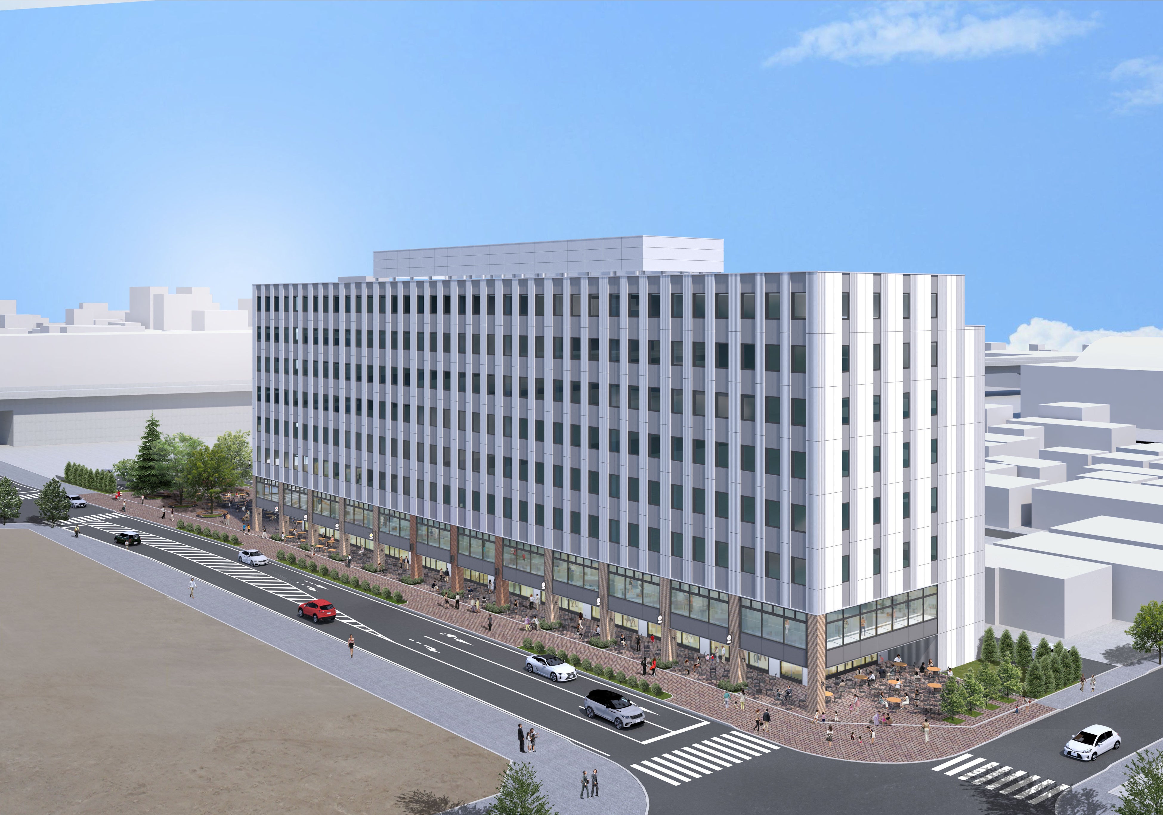 サッポロ不動産開発株式会社 N4E4ビル（仮称）外観イメージ