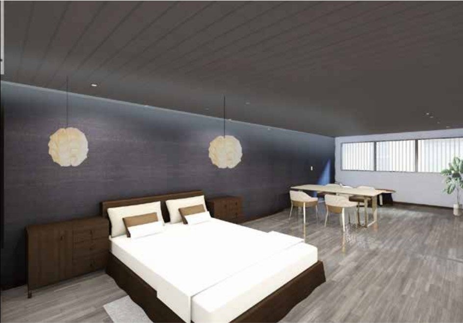 ▲ゲストハウス「テーマ：水」（イメージ）