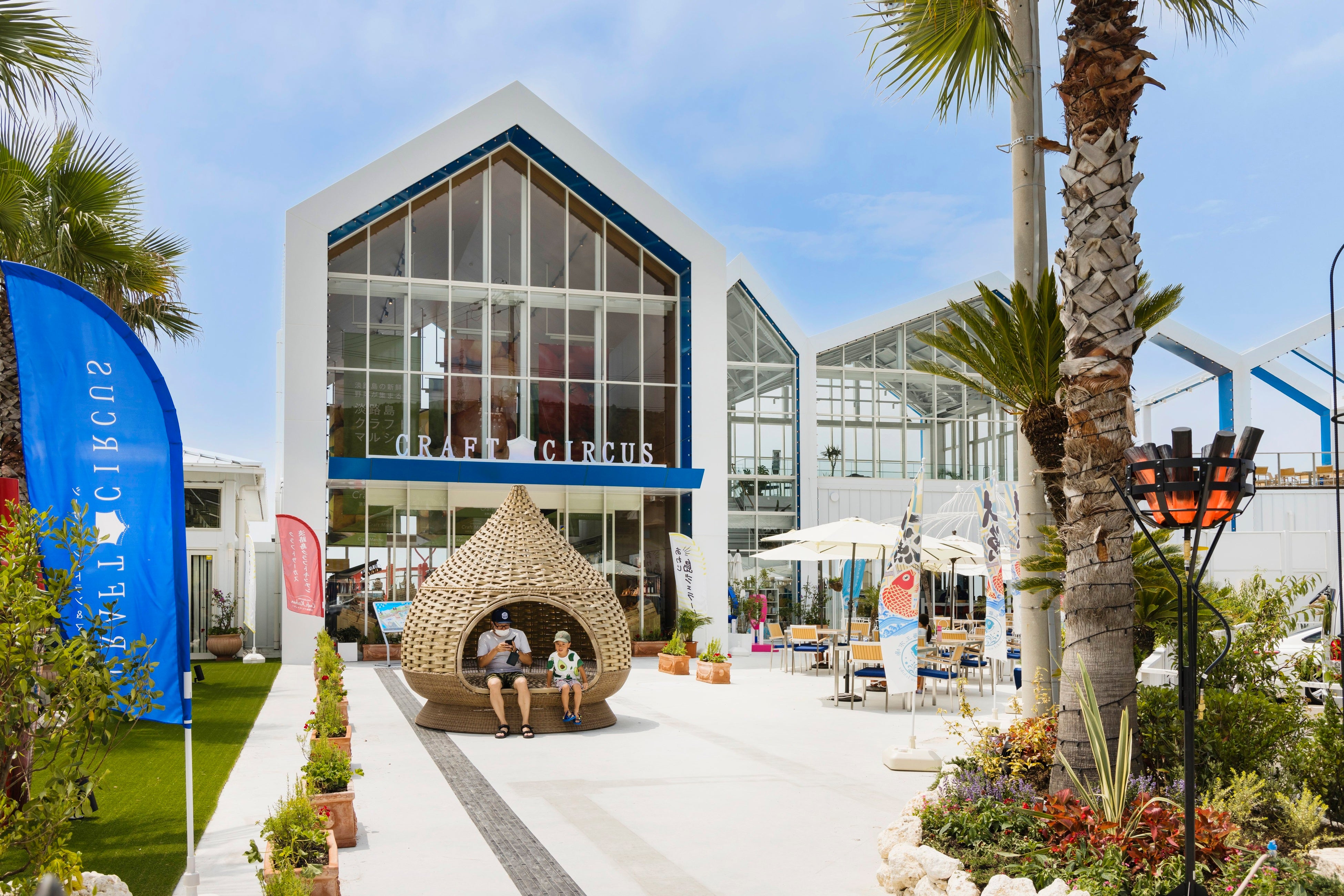 ▲シーサイドレストラン＆マーケット 「クラフトサーカス」2階に開設