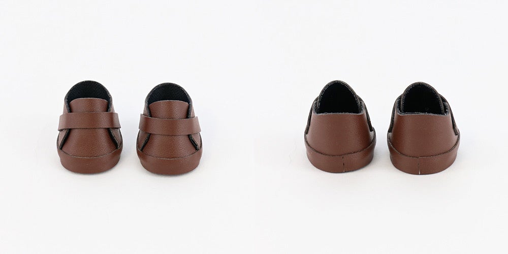 シンプルシューズ　17cmぬいぐるみ用／茶