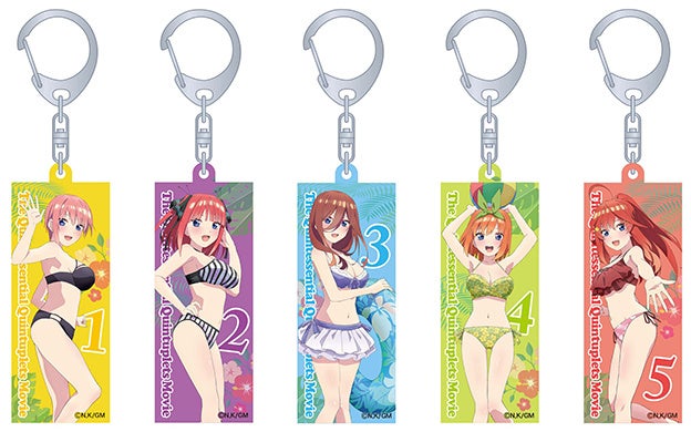 △アクリルキーホルダー 水着