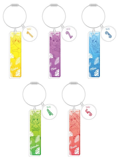 △アクリルキーチャーム 水着