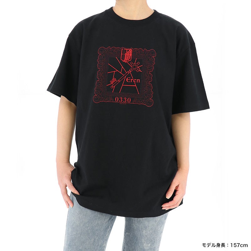 フレームデザインTシャツ／エレン