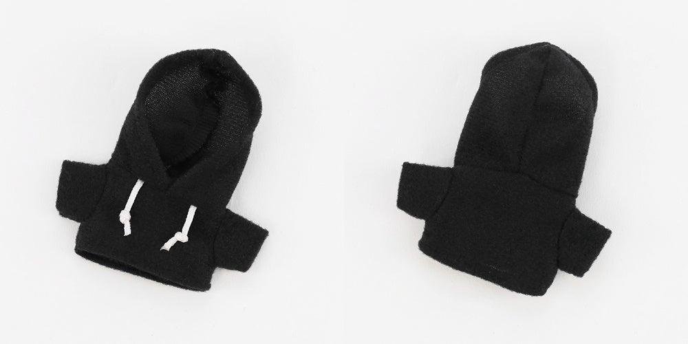 プルオーバーパーカー／黒　Small