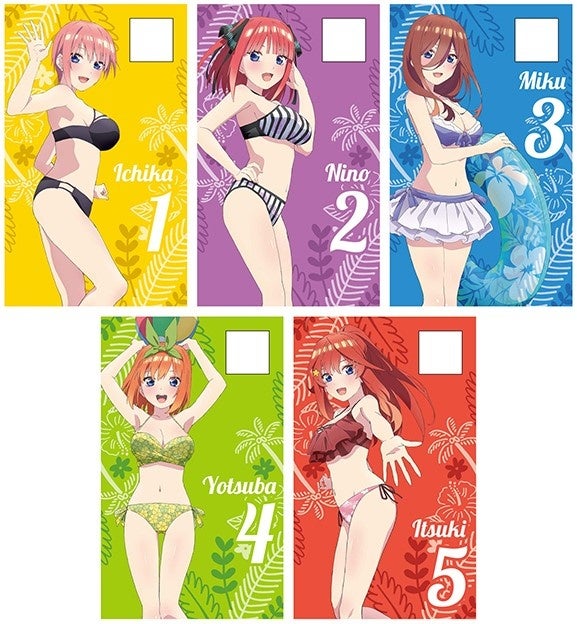 アニメグッズ『限定、花嫁展のもあり』 映画 五等分の花嫁 SPRING FAIR 2022 第2弾』が全国アニメイトに