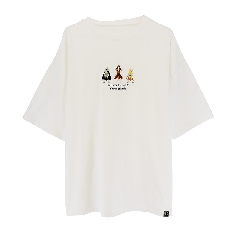 Dr．STONE」刺繍Tシャツ(全2種)がアニメイトより発売決定