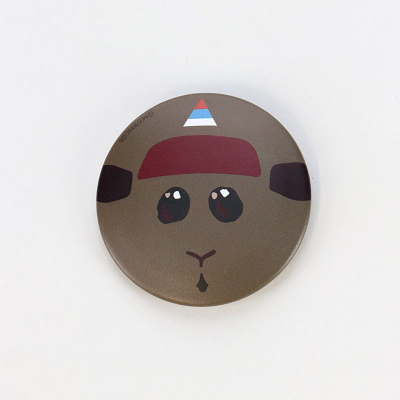 フェイス缶バッジ／教習テディ