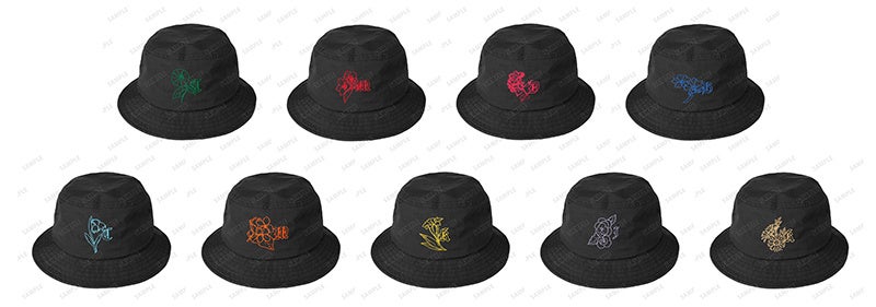 △刺繍バケットハット