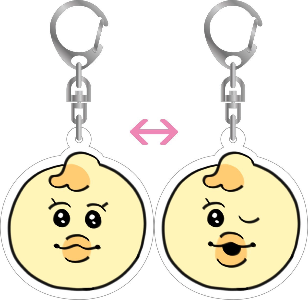 チェンジングアクリルキーホルダー（4種）