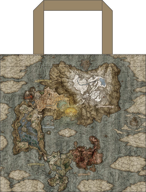 フルカラートートバッグ　MAP