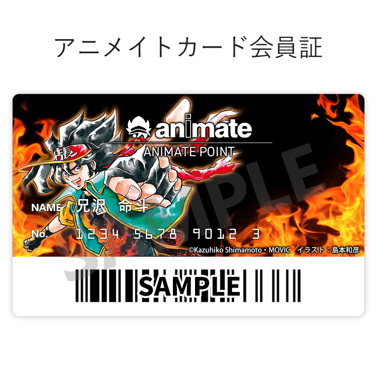 △アニメイトカード会員証 きせかえサンプル