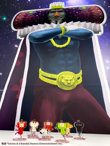 『塊魂』の“おおきな王様パネル”が全長2m!アクリルスタンド全59種も登場! 『塊魂』の“おおきな王様パネル”が全長2m!アクリルスタンド全59種も登場!