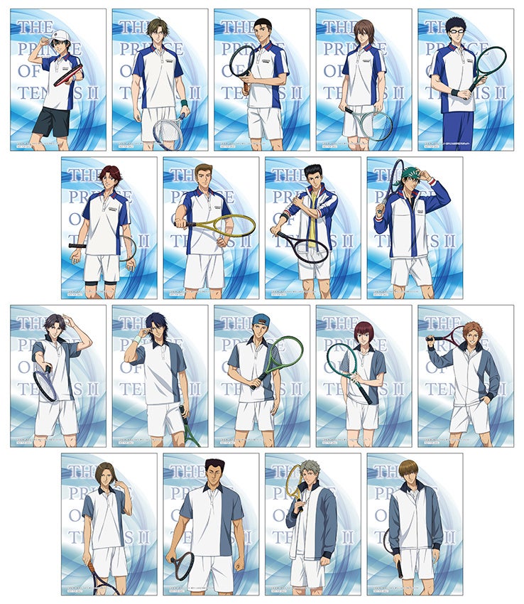 TVアニメ『新テニスの王子様』より、リョーマや跡部の描き下ろし