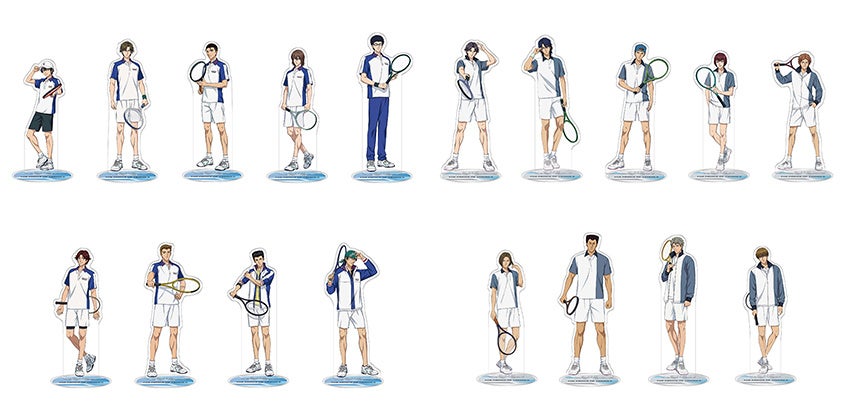 TVアニメ『新テニスの王子様』より、リョーマや跡部の描き下ろし