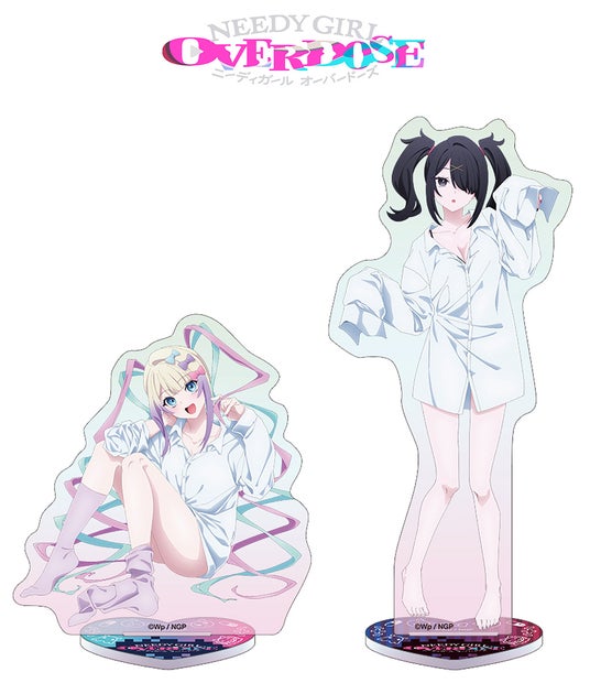 アニメ『NEEDY GIRL OVERDOSE』から、彼シャツを着た超てんちゃん&あめちゃんのグッズが、アニメイトで7月4日発売。さらに、「イラストカード」がもらえるフェアも開催。 アニメ『NEEDY GIRL OVERDOSE』から、彼シャツを着た超てんちゃん&あめちゃんのグッズが、アニメイトで7月4日発売。さらに、「イラストカード」がもらえるフェアも開催。