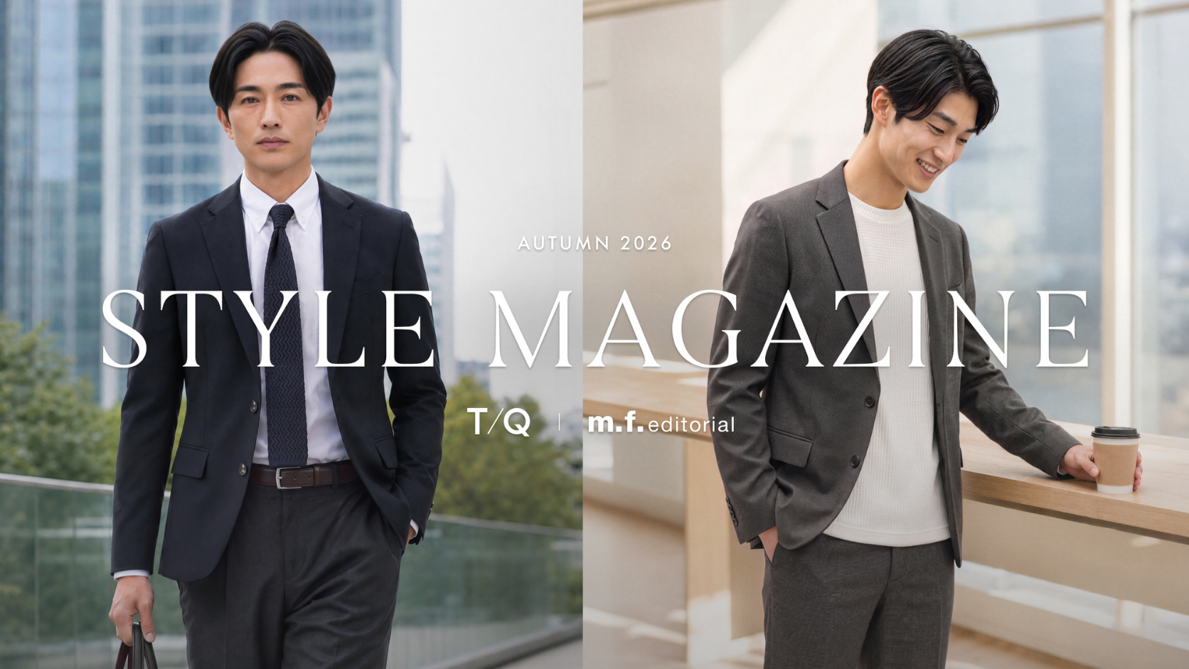 仕事も、日常も、自分らしく心地よく タカキュー「2026 FALL/WINTERメンズコレクション」を展開