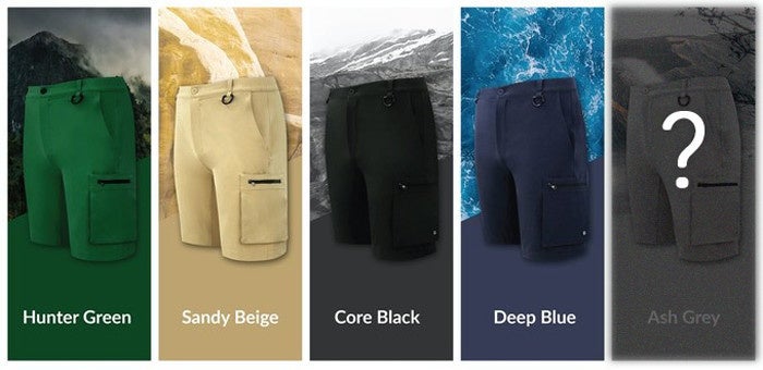 ハンターグリーン、サンディベージュ、コアブラック、ディープブルー、アッシュグレー※目標金額を達成した場合のみ