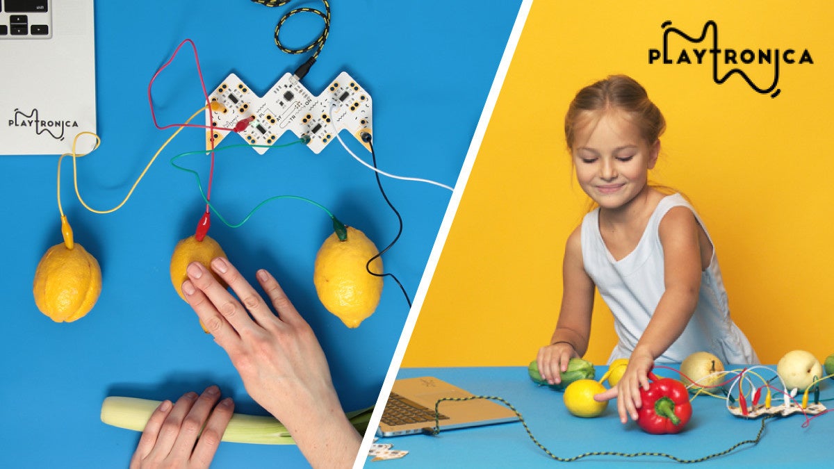 人や水から音を奏でる！導電性のオブジェクトを楽器にできる