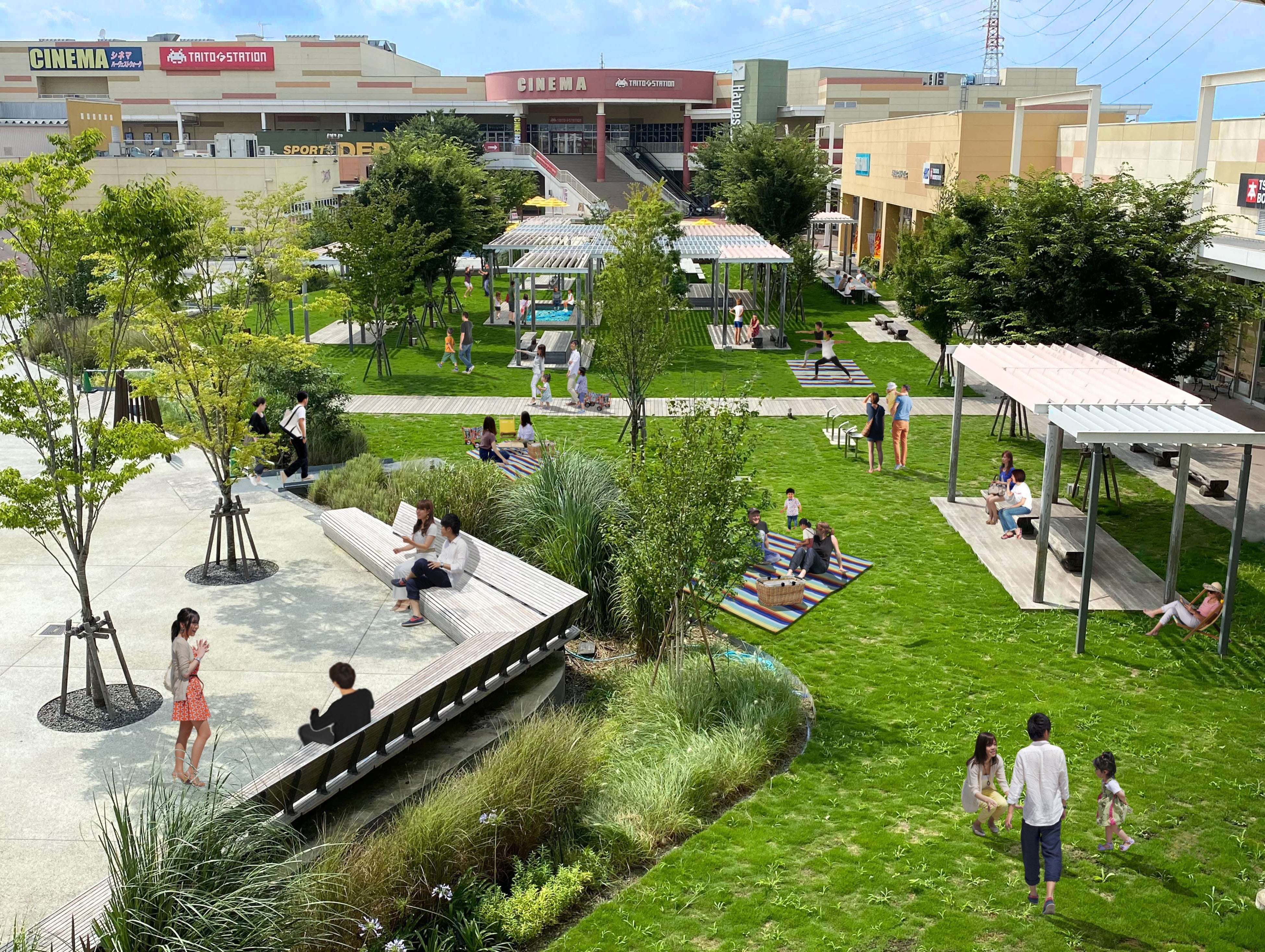 おやまゆうえんハーヴェストウォーク